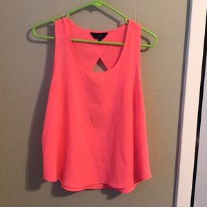 Hot pink tank blouse